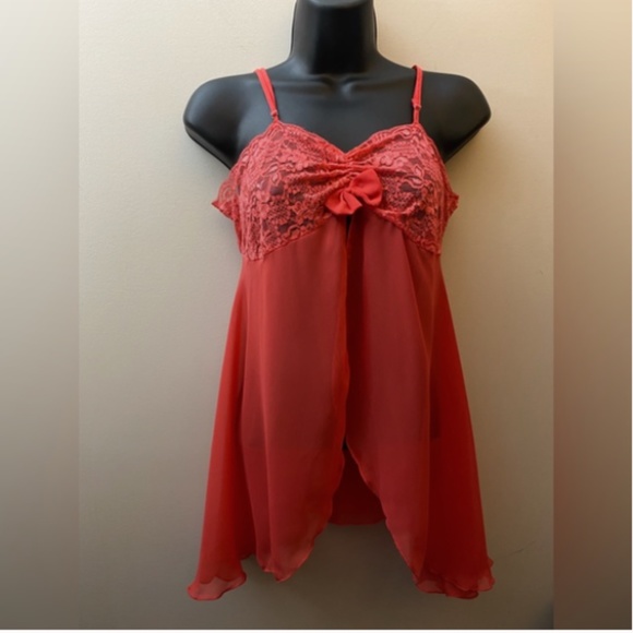 NWT Easy Solutions ORNG Slip-over Babydolls, M. *P1078 - Picture 1 of 3
